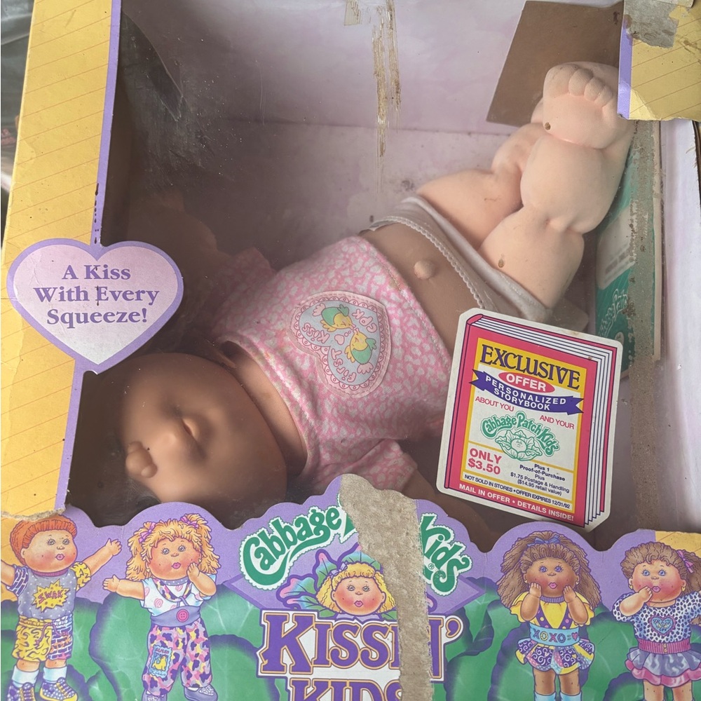 Cabbage Patch Kids Kissin' Kid Doll - Pink Outfit